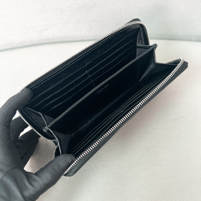Leather Wallet“20*10.3CM”-083=