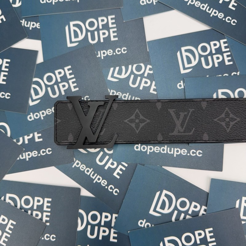 Initiales 40mm Matte Black Belt M0449Q“80-110”