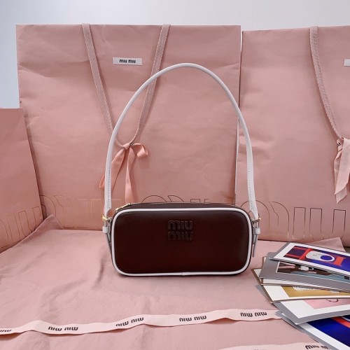 Leather Beau bag“20*10*4CM”-076=