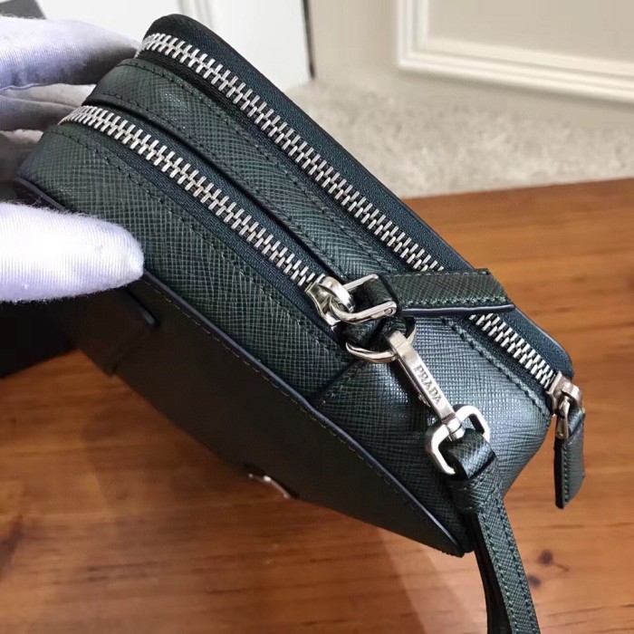 Saffiano Travel Zip Pouch“23.5*15.5*6CM”-059=