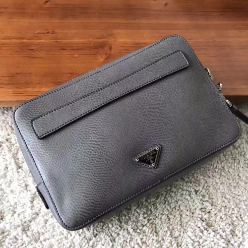 Saffiano Travel Zip Pouch“23.5*15.5*6CM”-059=