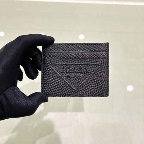 Saffiano Leather Card Holder“10*8CM”-051=