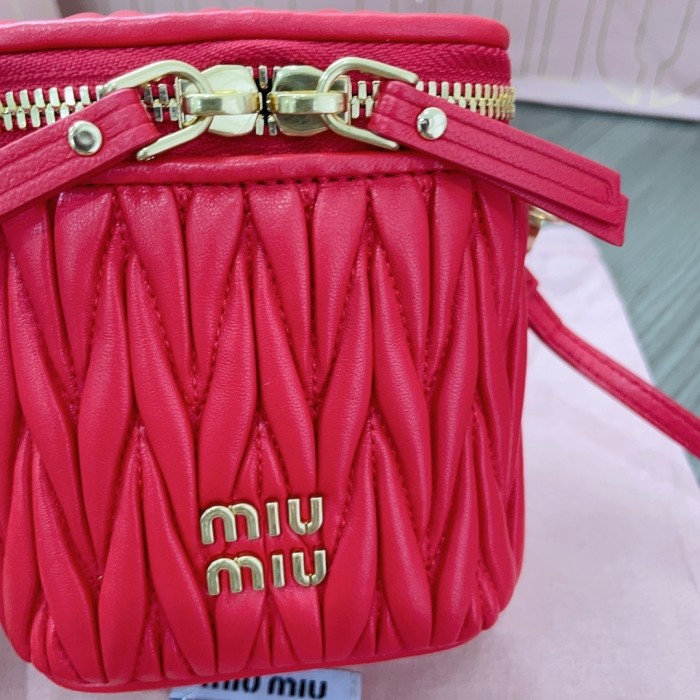 Black Matelassé Nappa Leather Micro Bag“10.5*9.5*7CM”-007=