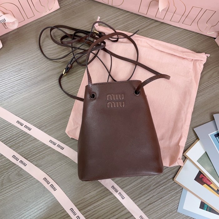 Nappa Leather Mini-Bag“17*14*6CM”-065=