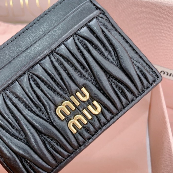 Matelassé Nappa Leather Card Holder“10.5*8CM”-002=