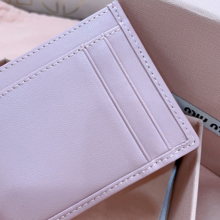 Matelassé Nappa Leather Card Holder“10.5*8CM”-002=