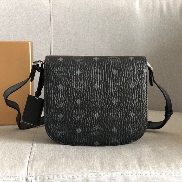 Cognac Visetos Coated Canvas and Leather Patricia Crossbody Ba“21*19*8CM”-062=