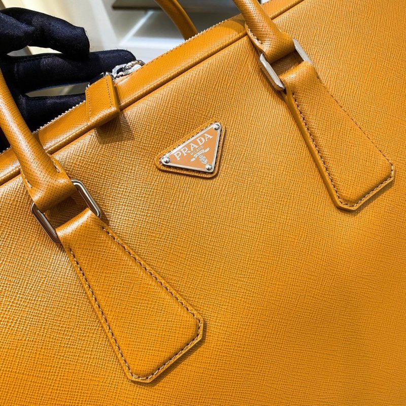 Saffiano Leather Briefcase“36*28*6.5CM”-0061=
