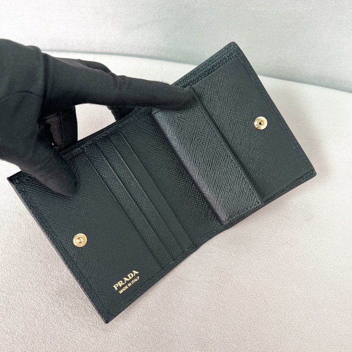 Saffiano Leather Wallet“11*9.5CM”-082=
