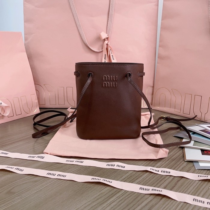 Nappa Leather Mini-Bag“17*14*6CM”-065=
