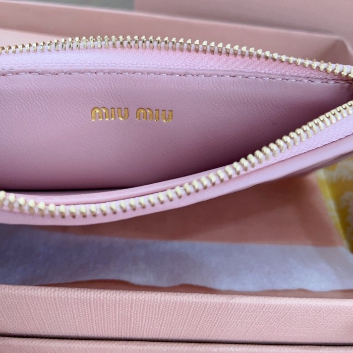 Matelassé Nappa Leather Wallet“15*8CM”-072=