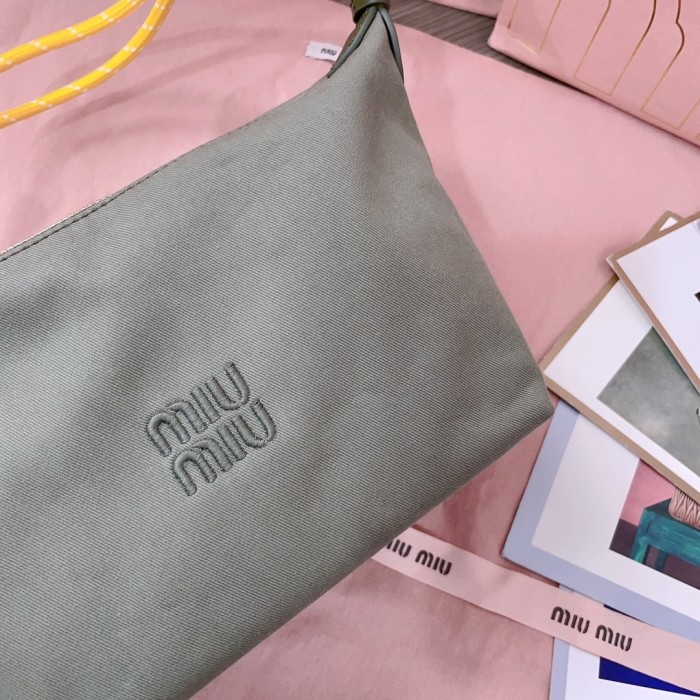 Gabardine Pouch Bag“25.5*19 *14*10CM”-064=