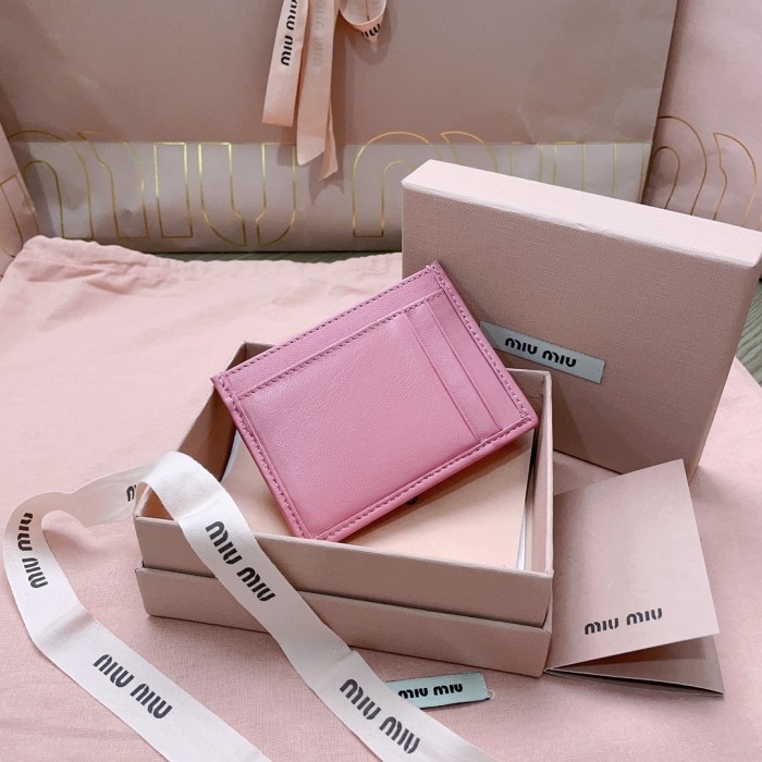 Matelassé Nappa Leather Card Holder“10.5*8CM”-002=