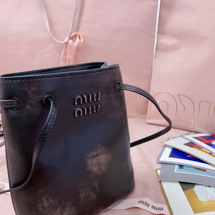 Nappa Leather Mini-Bag“17*14*6CM”-065=