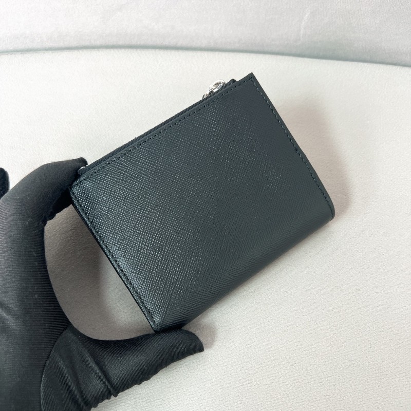 Saffiano Leather Card Holder“10*9CM”-022=