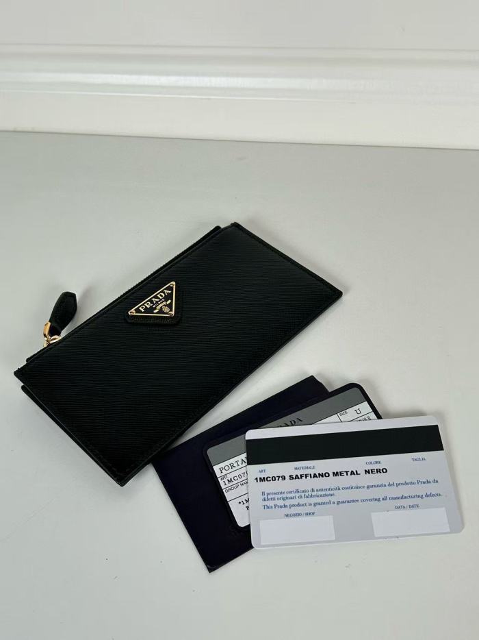 Saffiano Leather Card Holder“15*8CM”-022=