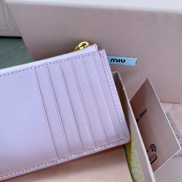 Matelassé Nappa Leather Wallet“15*8CM”-072=