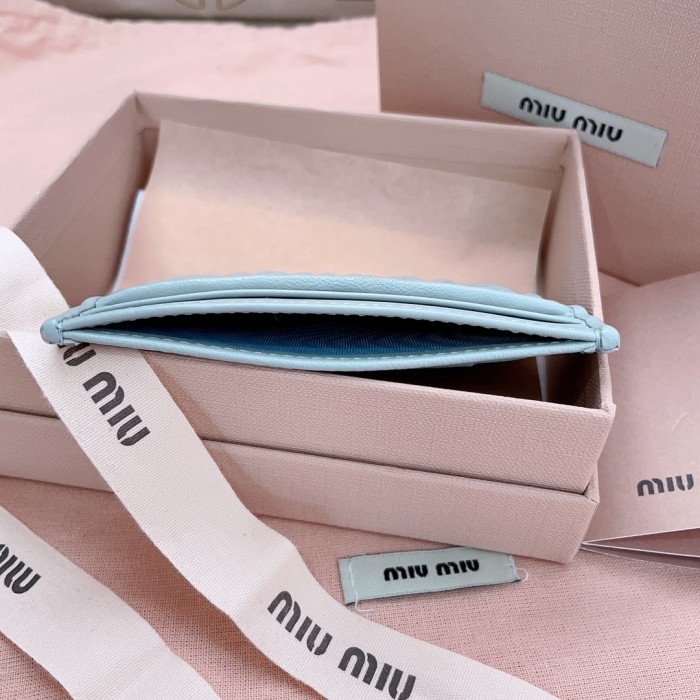 Matelassé Nappa Leather Card Holder“10.5*8CM”-002=