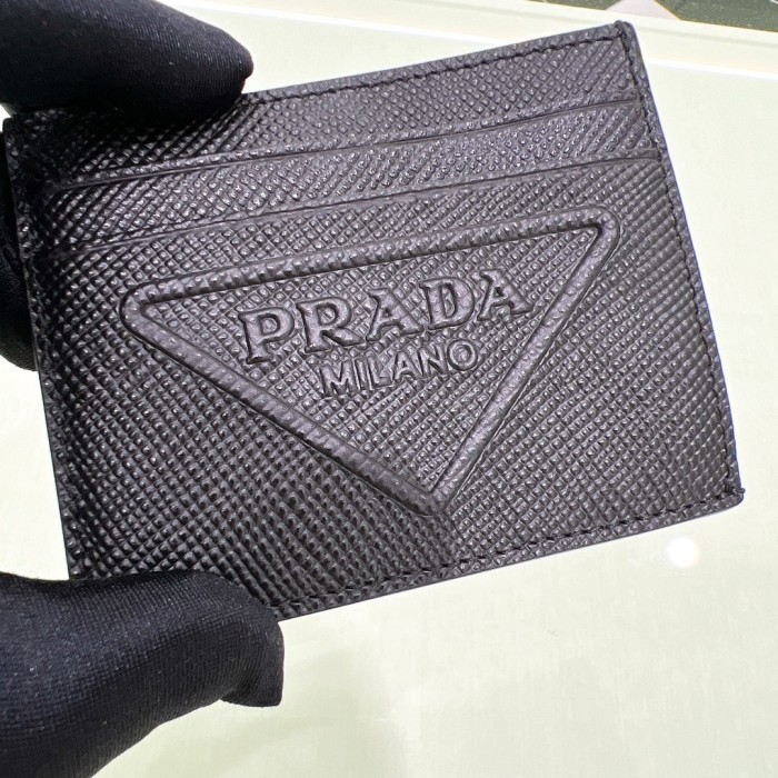 Saffiano Leather Card Holder“10*8CM”-051=