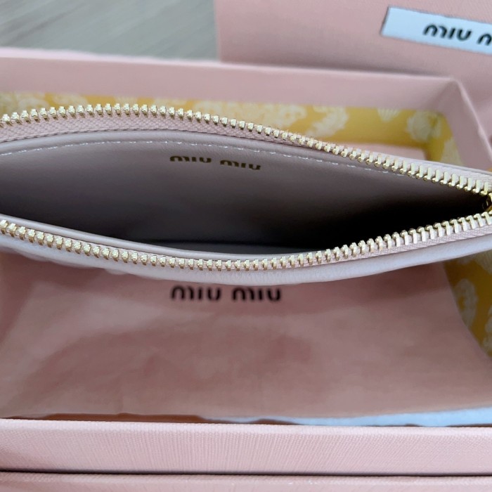 Matelassé Nappa Leather Wallet“15*8CM”-072=