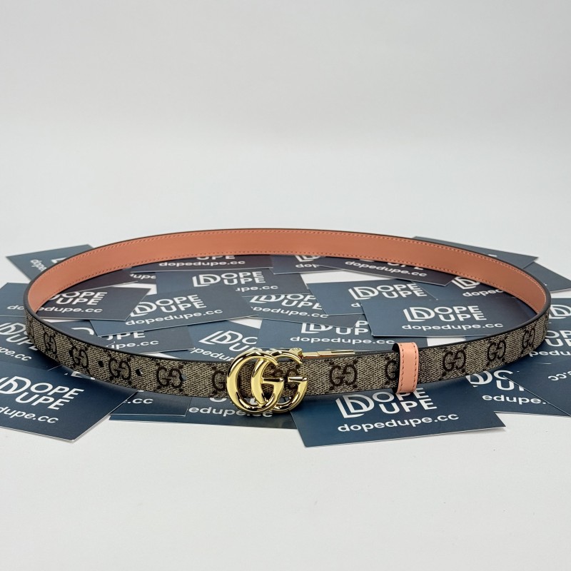 GG Marmont 2cm reversible thin belt 659418 92TIG 9771