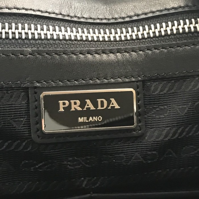 Re-Nylon And Saffiano Leather Briefcase“36*28*4CM”-0051=