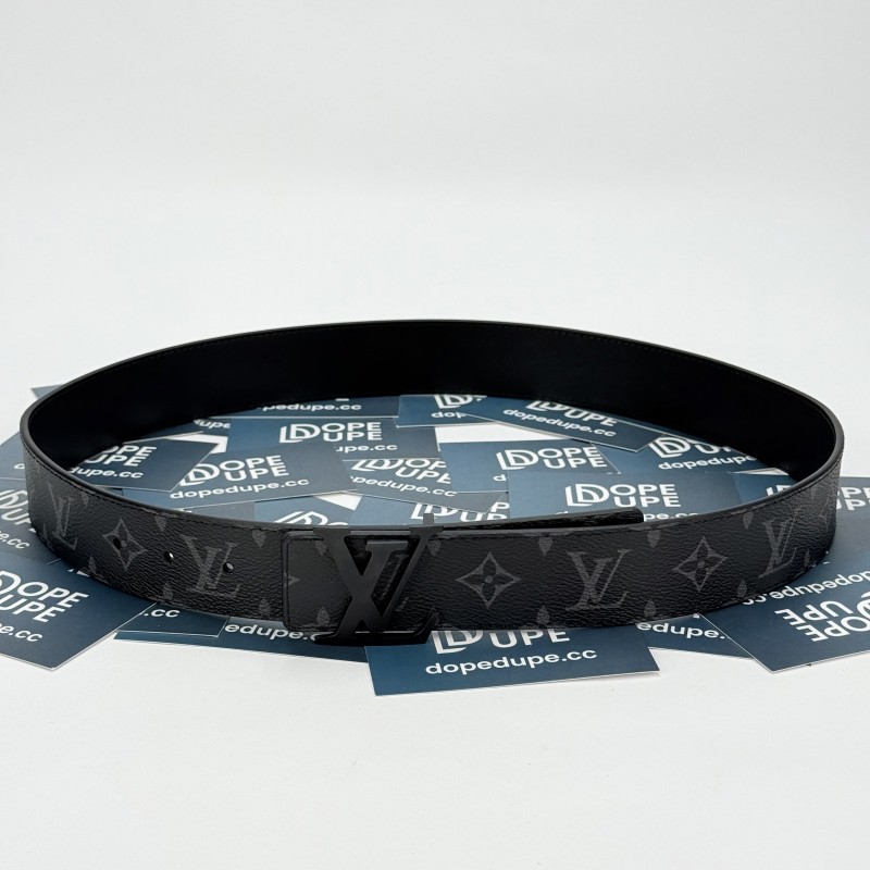Initiales 40mm Matte Black Belt M0449Q“80-110”