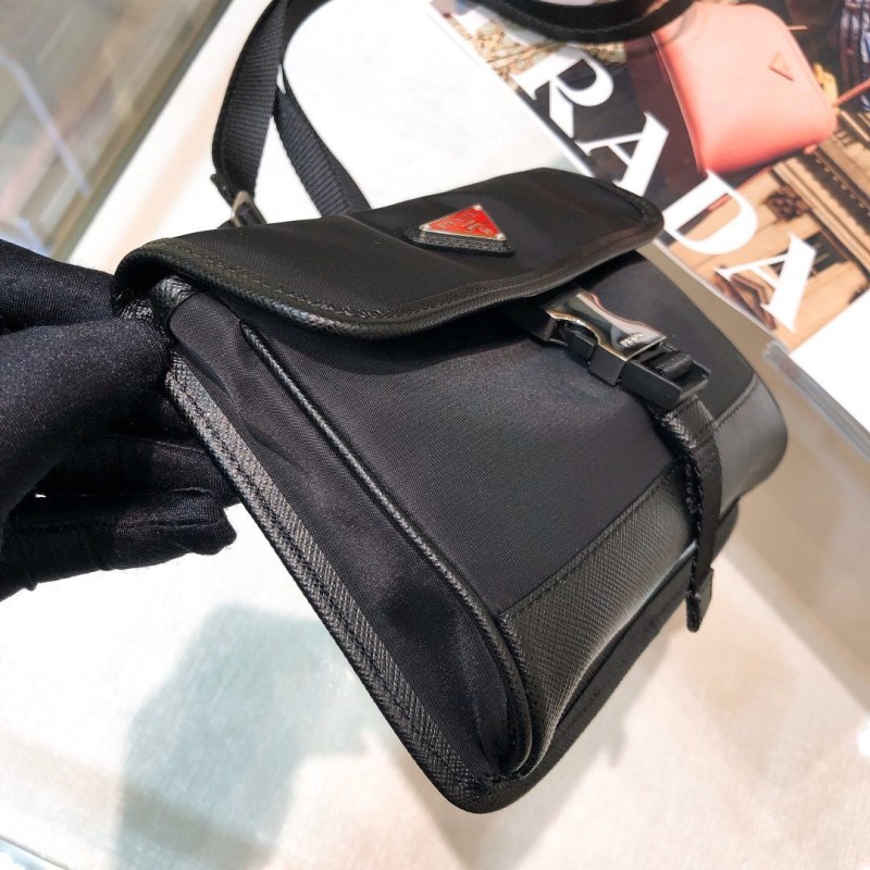 Re-Nylon And Leather Smartphone Case“18*14*3CM”-054=
