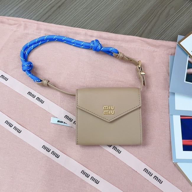 Leather Shoulder Wallet“10.5*9*2CM”-034=