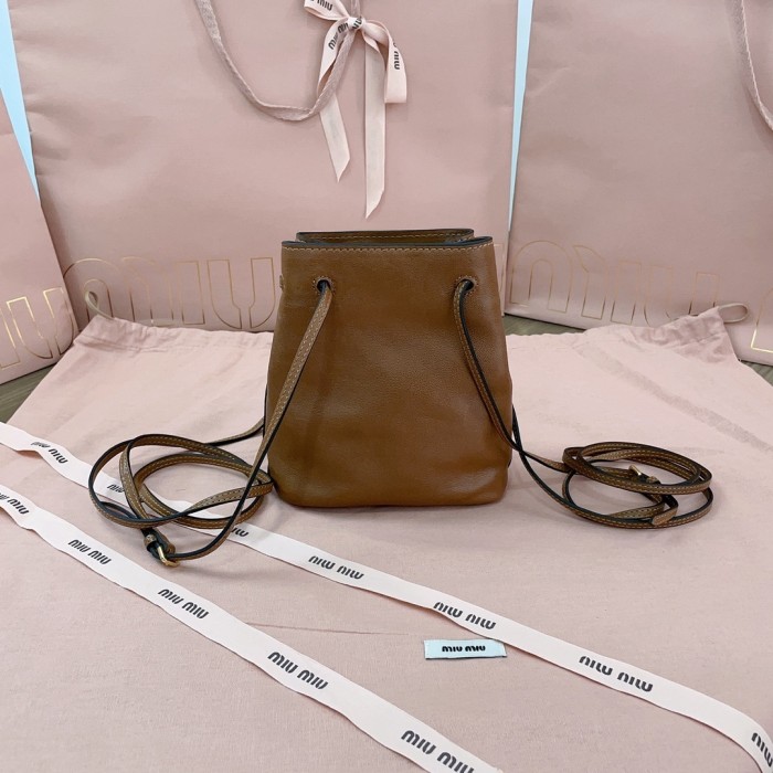 Nappa Leather Mini-Bag“17*14*6CM”-065=