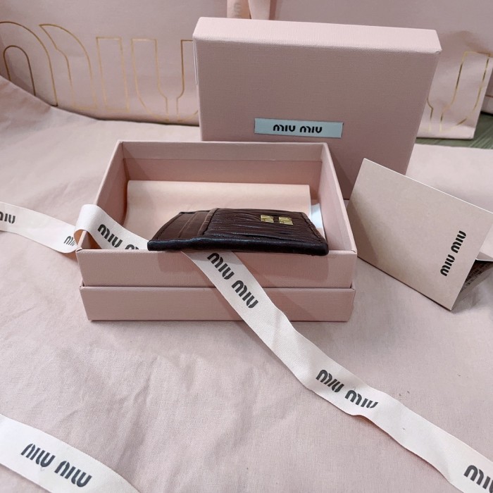 Matelassé Nappa Leather Card Holder“10.5*8CM”-002=