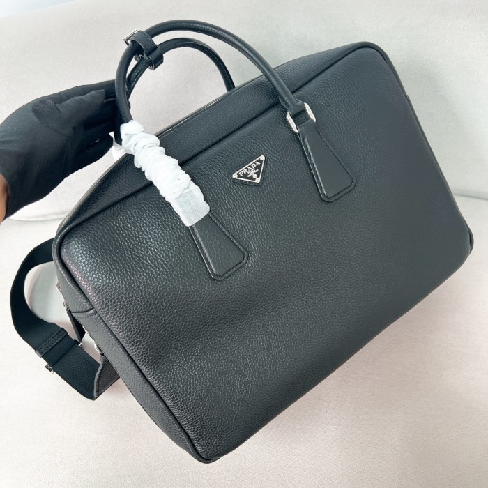 Saffiano Leather Briefcase“40*28.5*16CM”-0861=