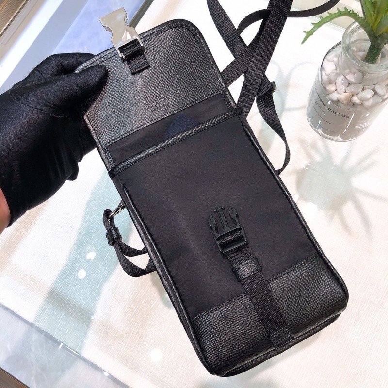 Re-Nylon And Leather Smartphone Case“19*12*2.5CM”-054=