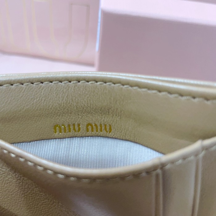 Matelassé Nappa Leather Card Holder“10.5*8CM”-002=
