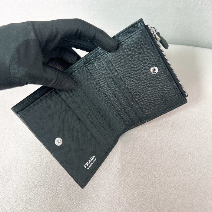 Saffiano Leather Card Holder“10*9CM”-022=