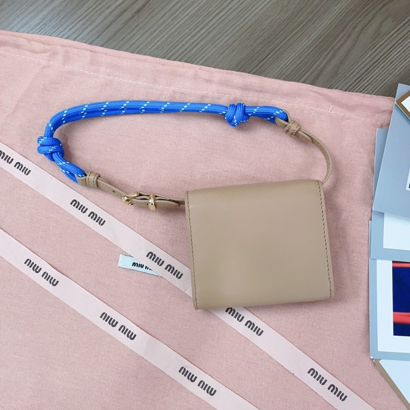 Leather Shoulder Wallet“10.5*9*2CM”-034=