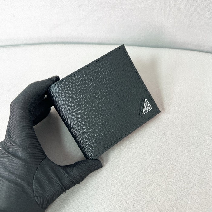 Saffiano Leather Wallet“11*9.5CM”-082=