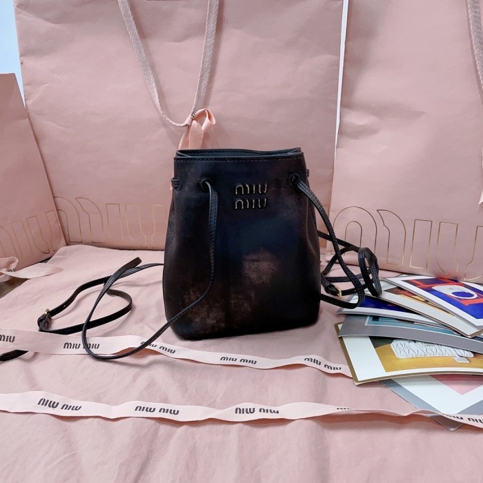 Nappa Leather Mini-Bag“17*14*6CM”-065=