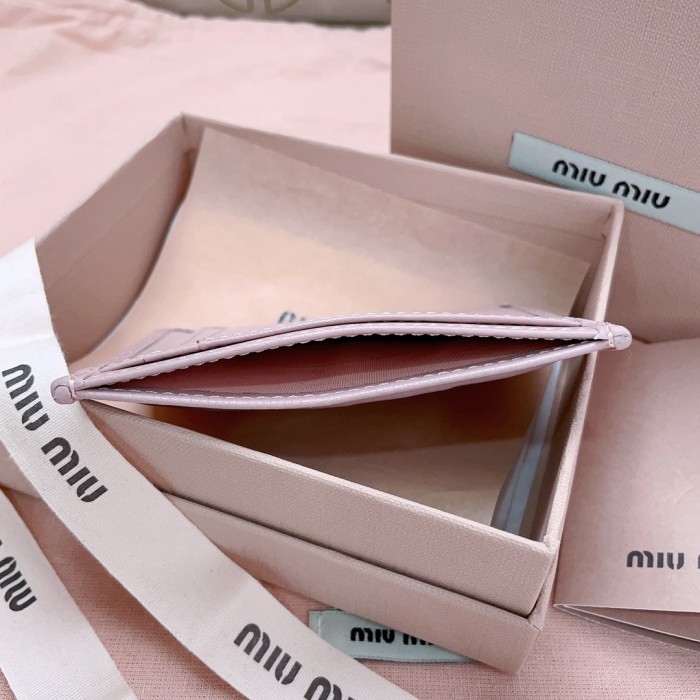 Matelassé Nappa Leather Card Holder“10.5*8CM”-002=