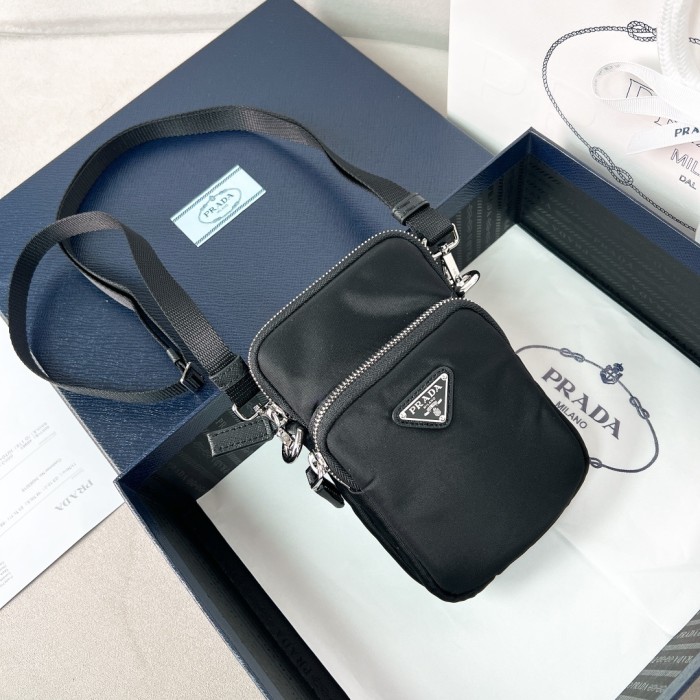 Nero Brand-Plaque Detachable-Strap Shell Cross-Body Bag“17*11*4.5CM”-005=