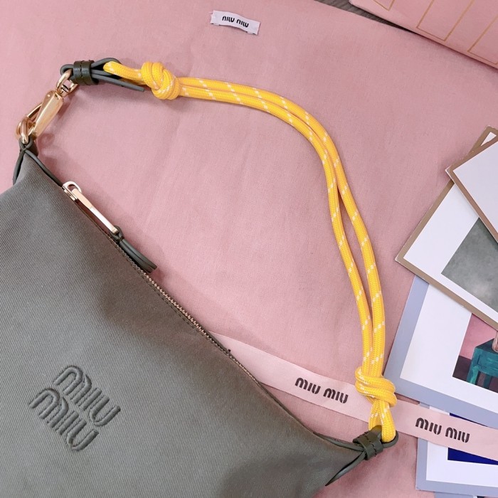 Gabardine Pouch Bag“25.5*19 *14*10CM”-064=