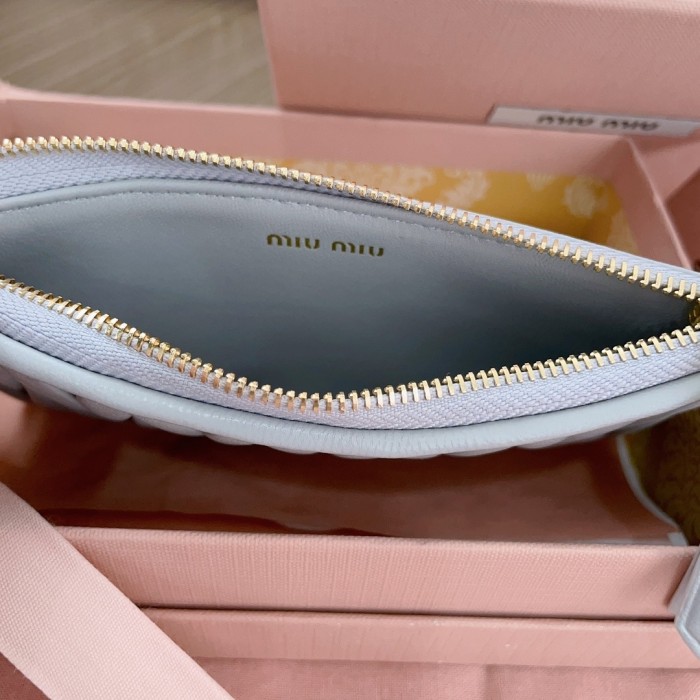 Matelassé Nappa Leather Wallet“15*8CM”-072=