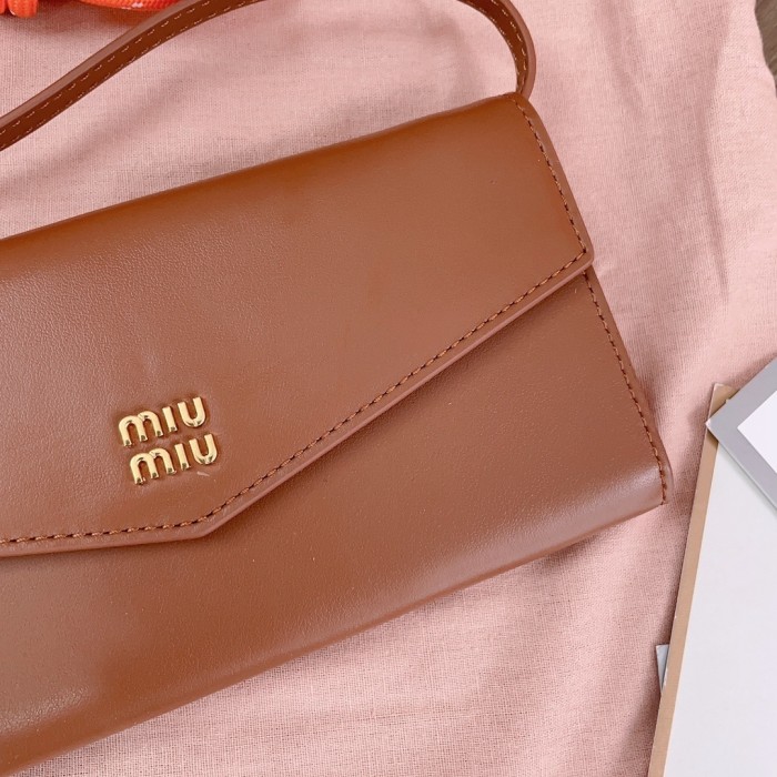 Leather Shoulder Wallet“19*10*2CM”-025=