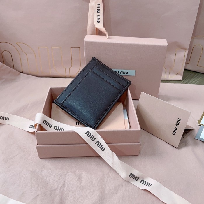 Matelassé Nappa Leather Card Holder“10.5*8CM”-002=