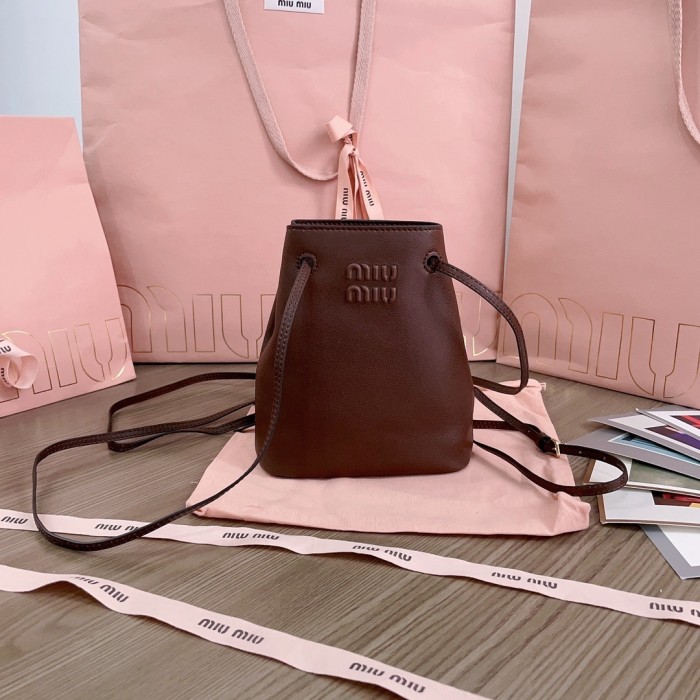 Nappa Leather Mini-Bag“17*14*6CM”-065=
