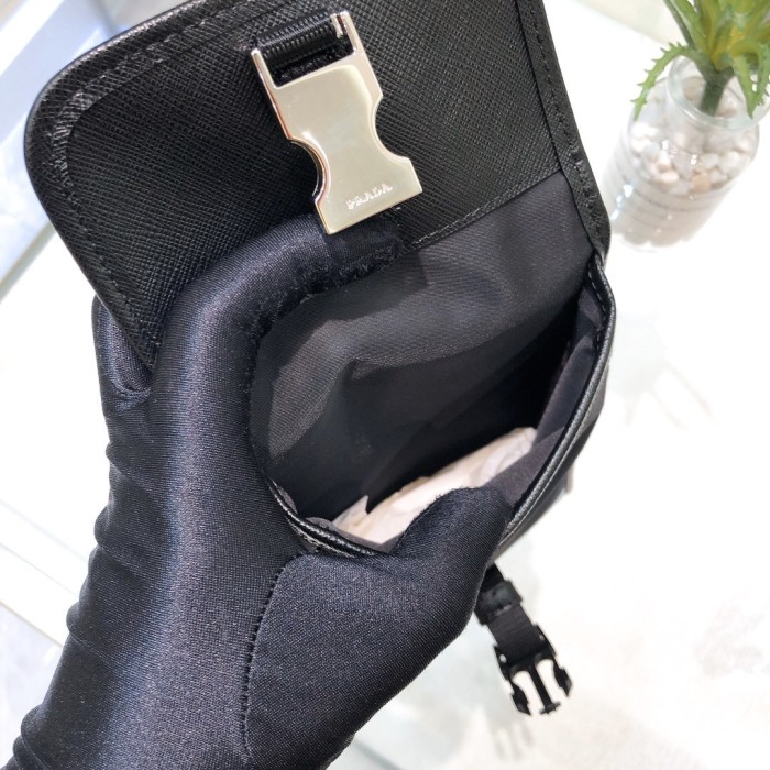 Re-Nylon And Leather Smartphone Case“19*12*2.5CM”-054=