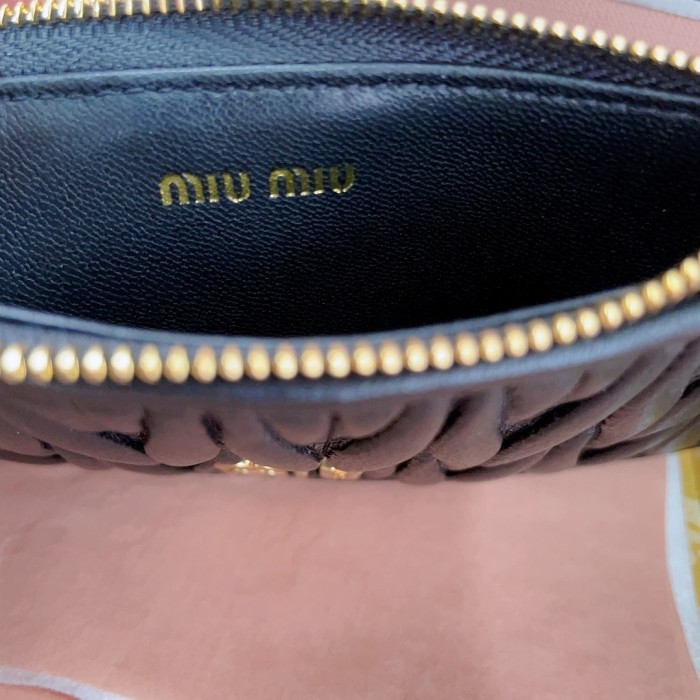 Matelassé Nappa Leather Wallet“15*8CM”-072=