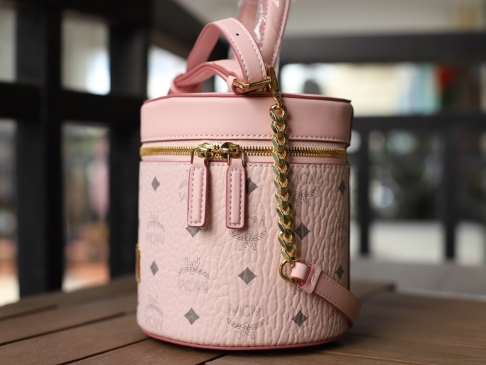 Cylinder Crossbody in Visetos 176 Bag“16*16*14CM”-062=