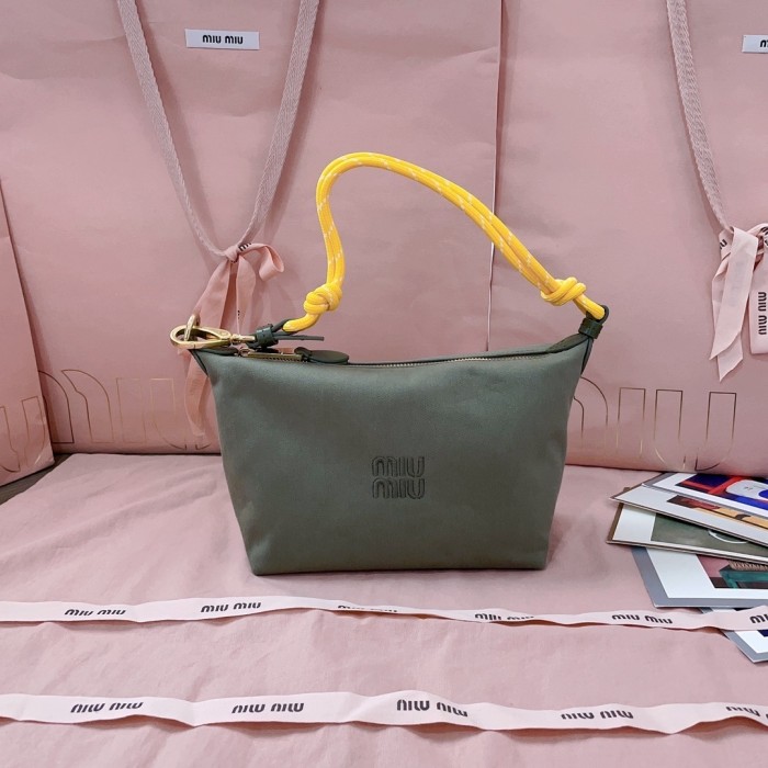 Gabardine Pouch Bag“25.5*19 *14*10CM”-064=
