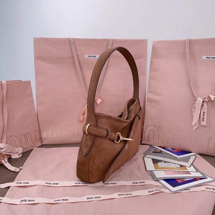 Aventure Suede Leather Handbag“33*19*5CM”-058=
